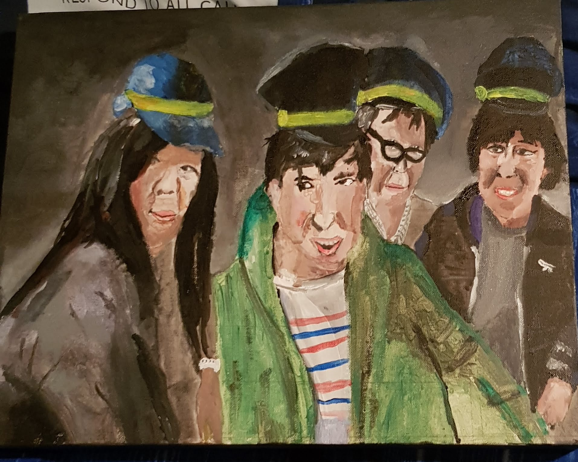 A Extend Family Painting including myself, Paints